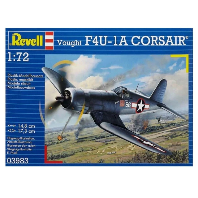 Αμερικανικό μαχητικό Vought F4U-1A Corsair - συναρμολογημένο μοντέλο