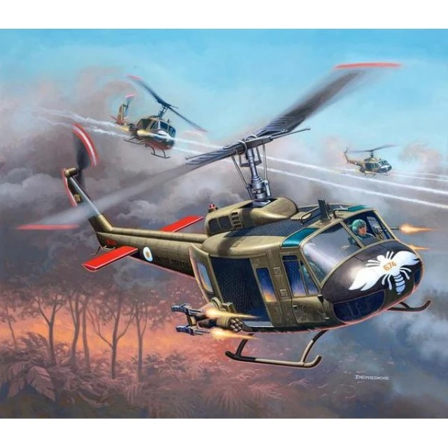 Ελικόπτερο Bell UH - 1H - συναρμολογημένο μοντέλο
