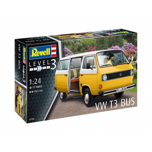 Μοντέλο συναρμολόγησης, Revell, VW T3 Bus, 77 ανταλλακτικά