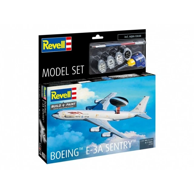 Μοντέλο συναρμολόγησης, Revell, Αεροπλάνο, Boeing E-3A, 85 ανταλλακτικά