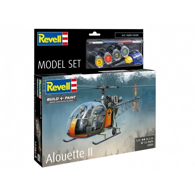 Μοντέλο συναρμολόγησης, Revell, Ελικόπτερο, Alouette II, 191 ανταλλακτικά