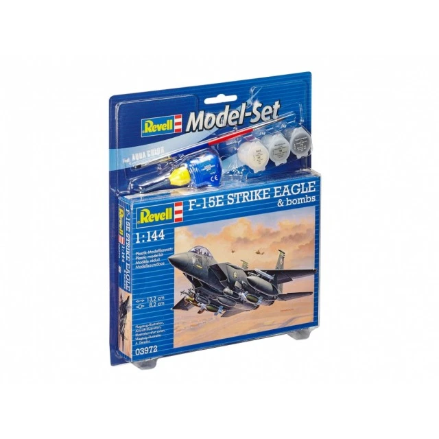 Μοντέλο συναρμολόγησης, Revell, F-15E Strike Eagle & Bombs, 70 τεμάχια