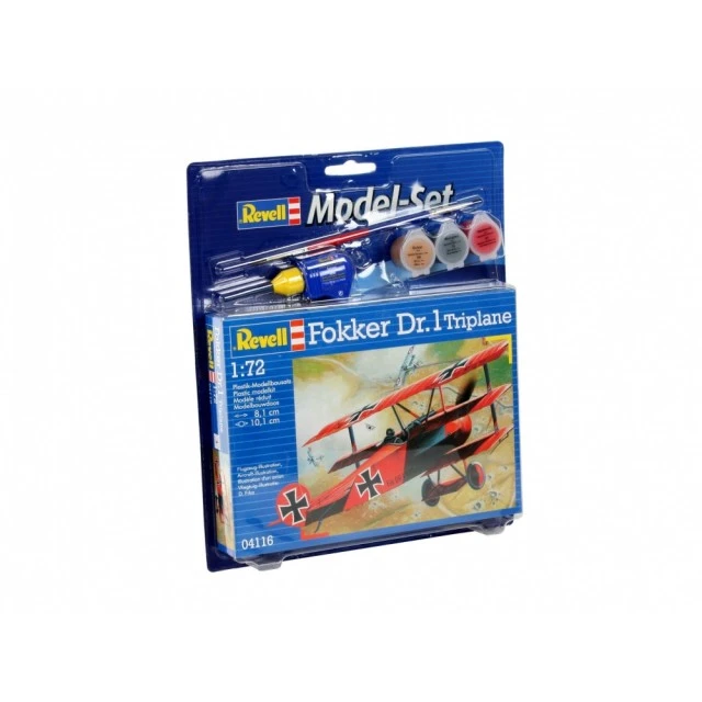 Μοντέλο συναρμολόγησης, Revell, αεροσκάφος Fokker DR.1 Triplan, 37 μέρη