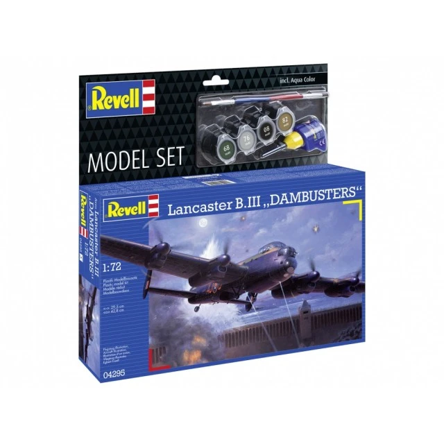 Μοντέλο συναρμολόγησης, Revell, αεροσκάφος Lancaster B.III DAMBUSTERS, 224 ανταλλακτικά