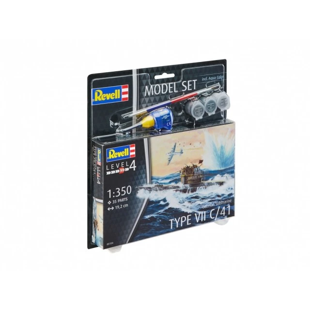 Μοντέλο συναρμολόγησης, Revell, γερμανικό υποβρύχιο Type VII C/41, 35 τεμάχια