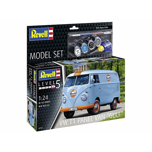 Μοντέλο συναρμολόγησης, Revell, VW T1 panel van, 123 ανταλλακτικά