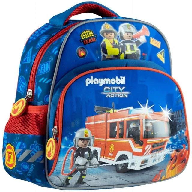 Παιδικό σακίδιο PL-01 Playmobil Fire station