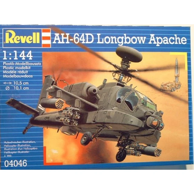 Αμερικανικό μαχητικό ελικόπτερο AH-64D Longbow Apache - συναρμολογημένο μοντέλο