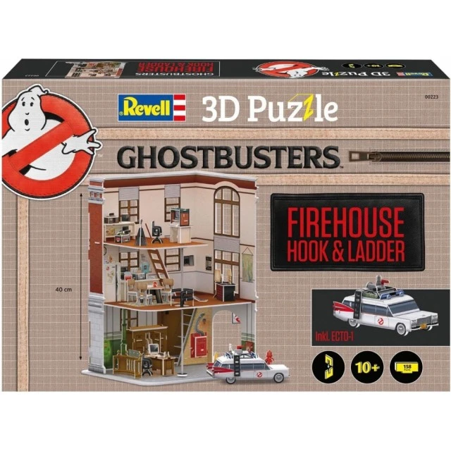 Παζλ Ghostbusters Πυροσβεστικός σταθμός 3D, 130 κομμάτια