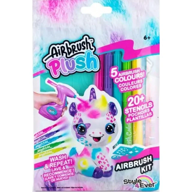 Σετ μαρκαδόροι και στένσιλ με αερογράφο, Canal Toys, 25 τεμάχια