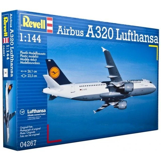 Μοντέλο συναρμολόγησης Αεροπλάνο Airbus A320 Lufthansa, 60 εξαρτήματα