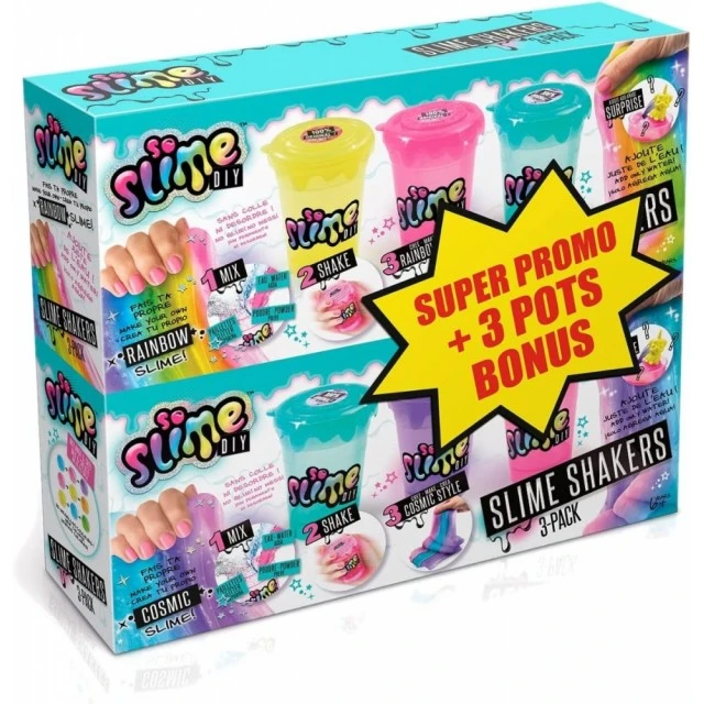 Δημιουργικό σετ, Canal Toys, Slime, 3 χρώματα + 3 μπόνους