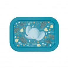 Διαχωριστικό κουτί μεσημεριανού γεύματος σιλικόνης, Elephant