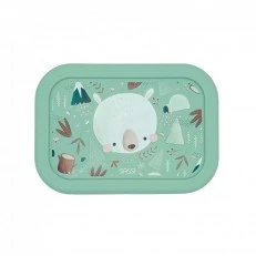 Διαχωριστικό κουτί μεσημεριανού γεύματος σιλικόνης, Sassi, Bear