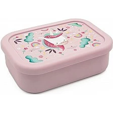 Διαχωριστικό κουτί μεσημεριανού γεύματος σιλικόνης, Sassi, Unicorn