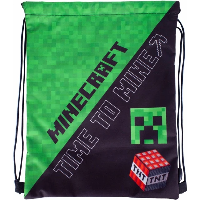 MINECRAFT Time To Mine Sports Bag