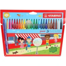 Σετ μαρκαδόρων, Stabilo, Power ST280/24-01, 24 χρώματα