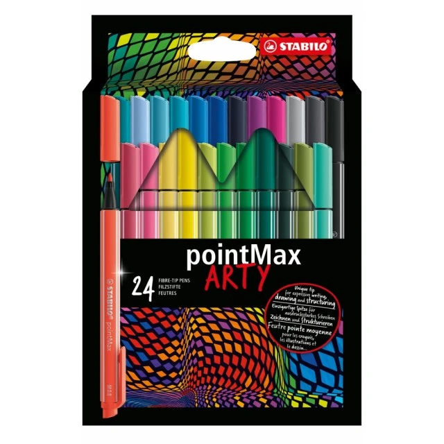 Σετ μαρκαδόρων, Stabilo, pointMax Arty ST488/24-2-20, 24 χρώματα