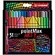 Σετ μαρκαδόρων, Stabilo, pointMax Arty ST488/32-1-20, 32 χρώματα
