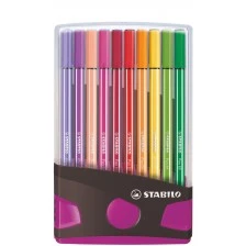 Σετ μαρκαδόρων, Stabilo, Στυλό 68 Color Parade ST6820-04-03 μωβ κουτί, 20 χρώματα