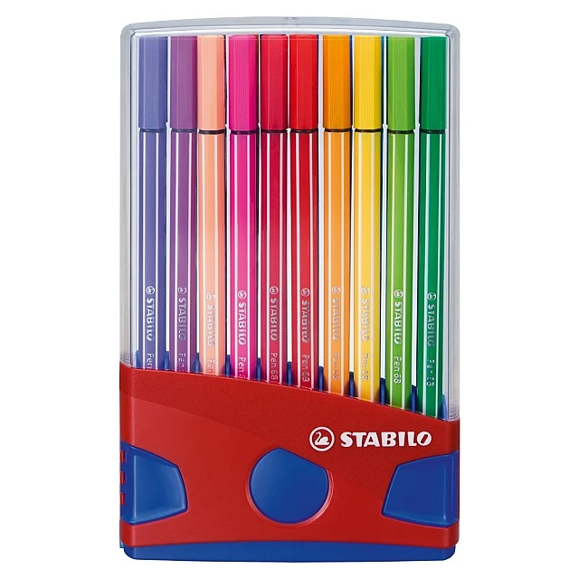 Σετ μαρκαδόρων, Stabilo, Στυλό 68 Color Parade ST6820-04 κουτί σκούρο μπλε, 20 χρώματα