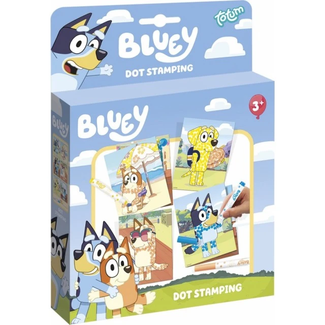 Δημιουργικό σετ Bluey σφράγγισμα με τελείες 21 x 23.5 εκ.