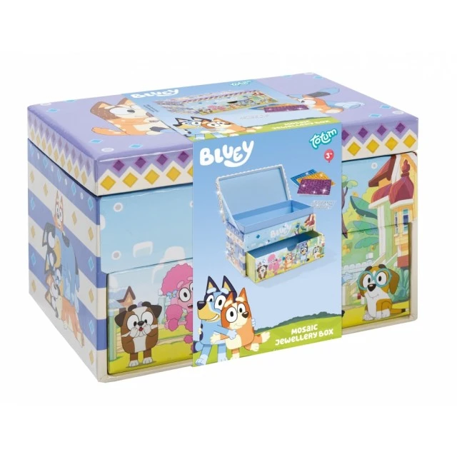 Δημιουργικό κιτ, Totum, Bluey, Διακοσμήστε το δικό σας κουτί κοσμημάτων