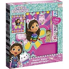Δημιουργικό σετ Gabby′s Dollhouse διακόσμησε μόνος σου μυστικό ημερολόγιο με διαμάντια