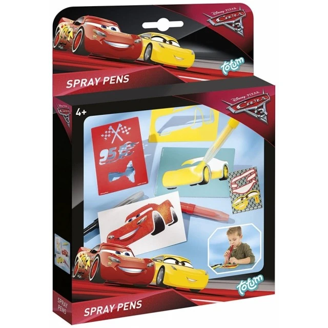 Δημιουργικό σετ Cars 3 διακόσμηση με σπρέι στυλό