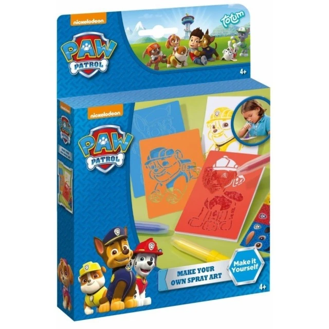 Δημιουργικό σετ Paw Patrol, Χρωματίστε τον εαυτό σας με στυλό ψεκασμού