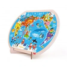 Ο παγκόσμιος χάρτης - παζλ 80 τεμαχίων