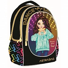 Σχολικό σακίδιο, Astra, AB340, Ελαφρύ εργονομικό, Top teenagers, Amy, 40x32x17 cm, Πολύχρωμο