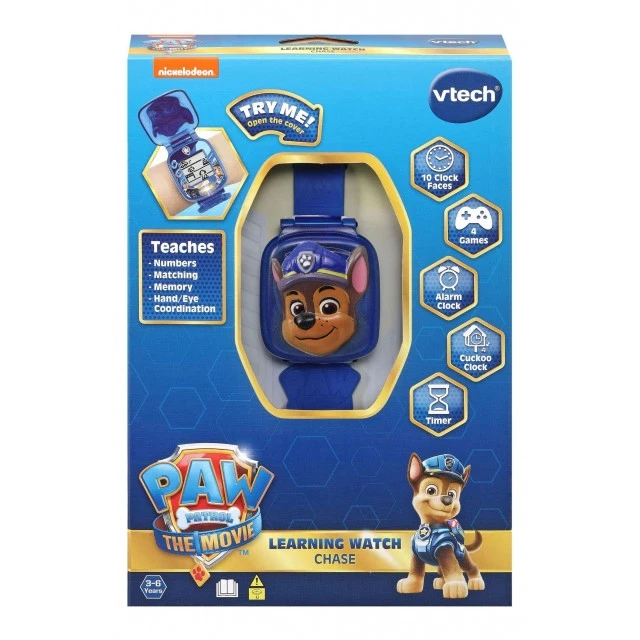 Ταινία The Paw Patrol - Εκπαιδευτικό ρολόι Chase