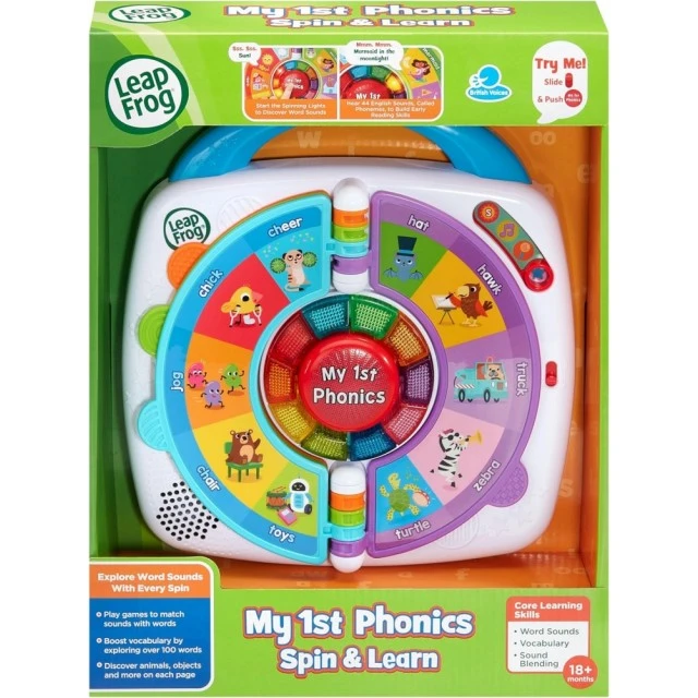 Διαδραστικό παιχνίδι, Vtech, Leap Frog, Η Πρώτη μου Φωνολογία, Spin and Learn