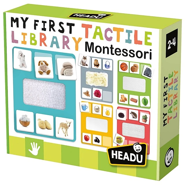 Εκπαιδευτικό παιχνίδι, Headu, My First Tactile Library, Montessori