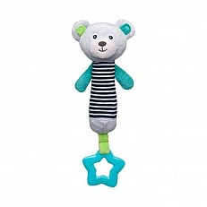 Μαλακό παιχνίδι με χτένα και σφυρίχτρα 0m+ BEARS