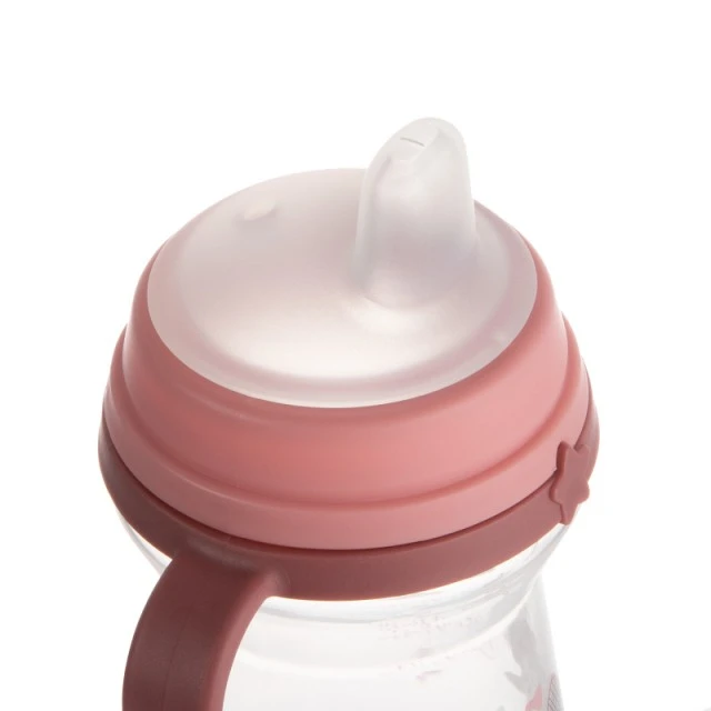 Κύπελλο με καλαμάκι 150 ml BONJOUR PARIS pink