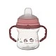 Κύπελλο με καλαμάκι 150 ml BONJOUR PARIS pink