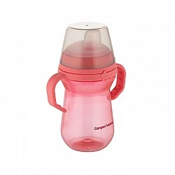 Κύπελλο με καλαμάκι 250 ml ροζ