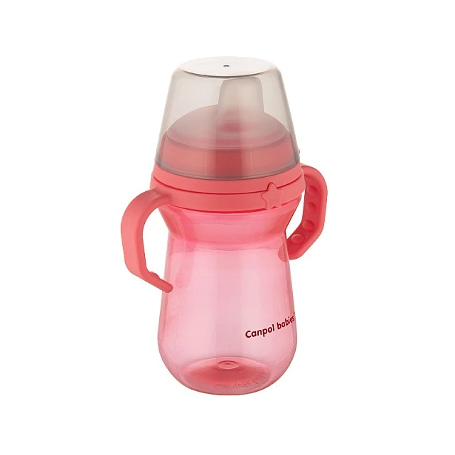 Κύπελλο με καλαμάκι 250 ml ροζ