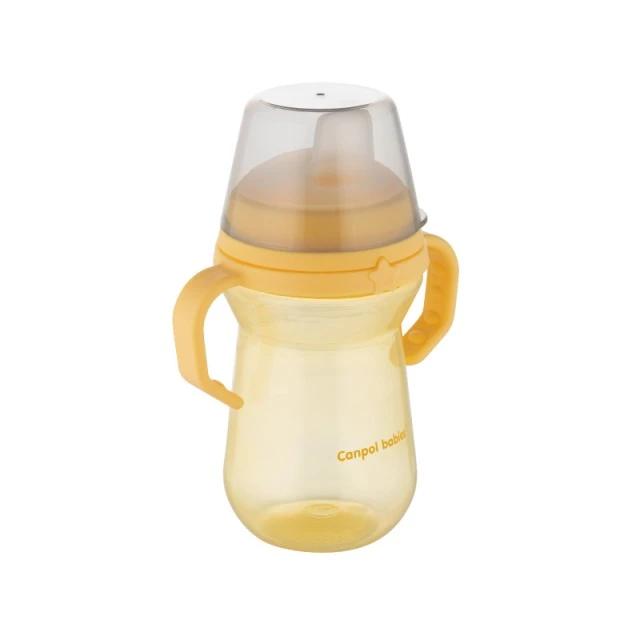 Κύπελλο με καλαμάκι 250 ml κίτρινο
