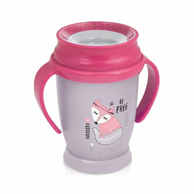 Κούπα με χερούλια 360 μοιρών JUNIOR Indian Summer Girl 250 ml 12m+