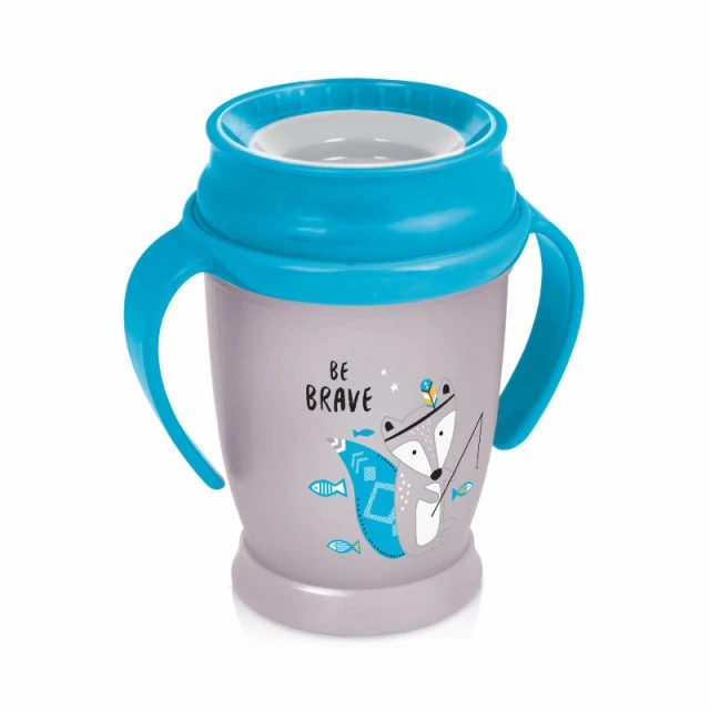 Κούπα με χερούλια 360 μοιρών JUNIOR Indian Summer Boy 250 ml 12m+