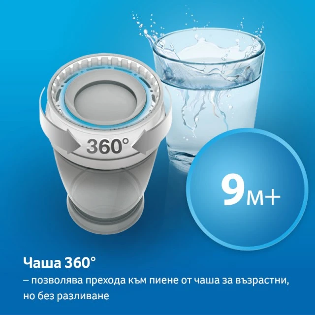 Κούπα με χερούλια 360 μοιρών Wild Soul girl 250 ml, 9 m+