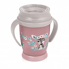 Κούπα με χερούλια 360 μοιρών Wild Soul girl 250 ml, 9 m+