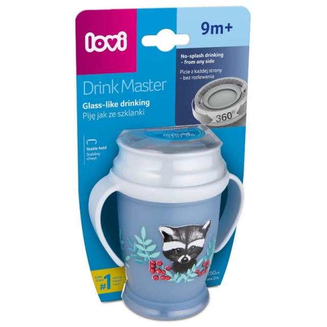 Κούπα με χερούλια 360 μοιρών Wild Soul boy 250 ml, 9 m+