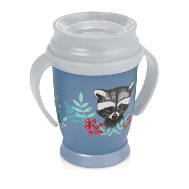 Κούπα με χερούλια 360 μοιρών Wild Soul boy 250 ml, 9 m+