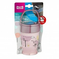 Ποτήρι με καλαμάκι Lovely girl 250 ml