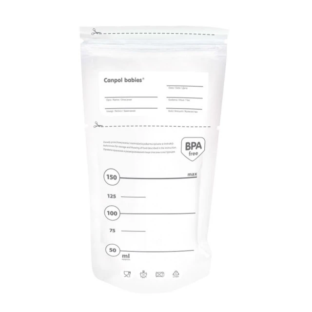 Σακούλες αποθήκευσης μητρικού γάλακτος 150 ml. - 20 τεμ.