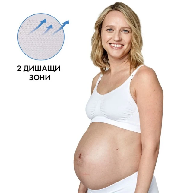 Σουτιέν εγκυμοσύνης και θηλασμού Keep Cool Breathable, Dr. M, White